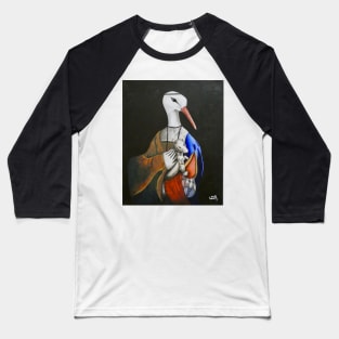 Stork and Mink Baseball T-Shirt